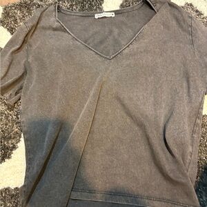 Zara V-Neck Women Top